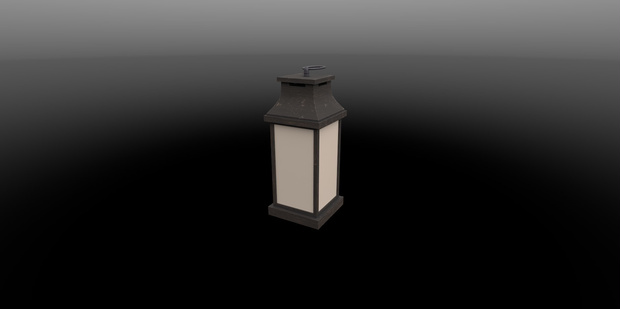 【VRC想定3Dモデル】ランタン