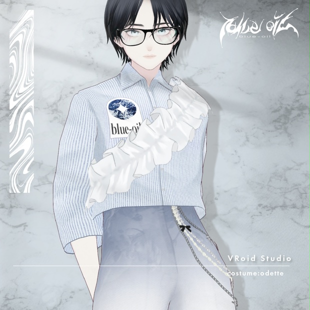 【 #VRoid 衣装】odette men&#39;s #blueoil - blue-oil - BOOTH