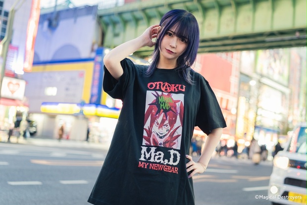 ☆速達☆jun inagawa スプレーアートTシャツ アナーキちゃん | nate