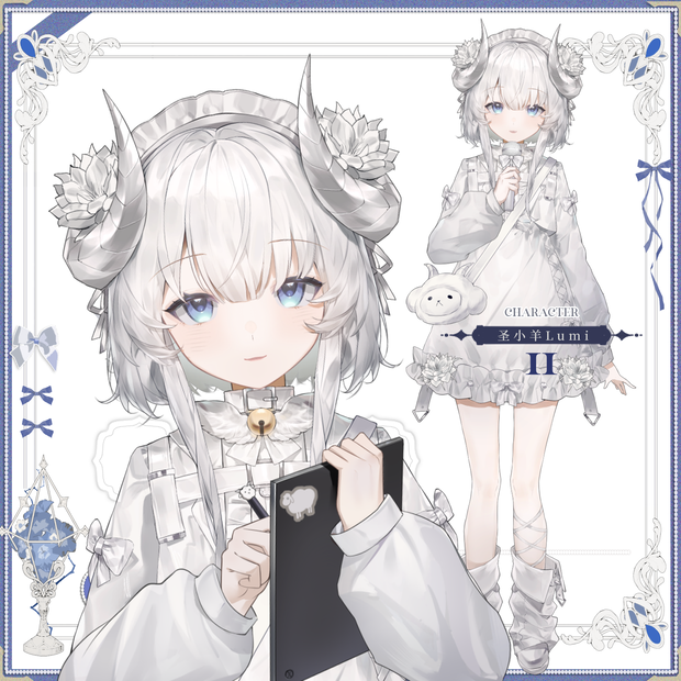 【live2dモデル/live2d model】Little Lamb Lumi