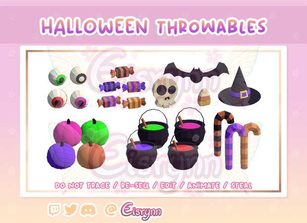Halloween throwables