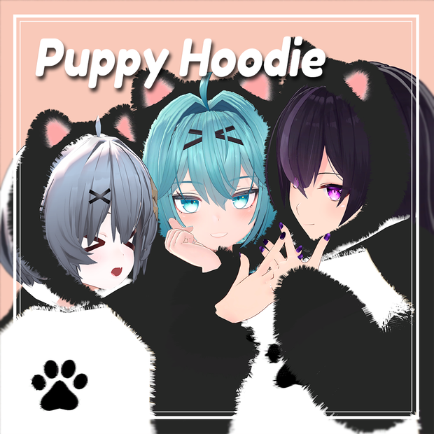 Puppy Hoodie 【アッシュ、竜胆、AAbody用】
