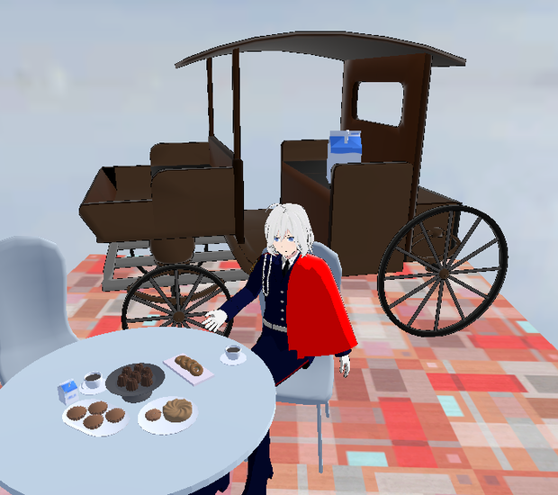 馬車とお菓子セット