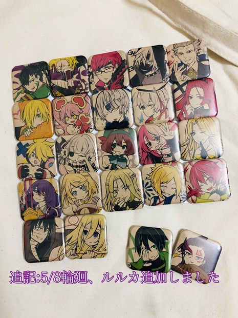 コンパスヒーロースクエア缶バッチ キノコ組の店 Booth