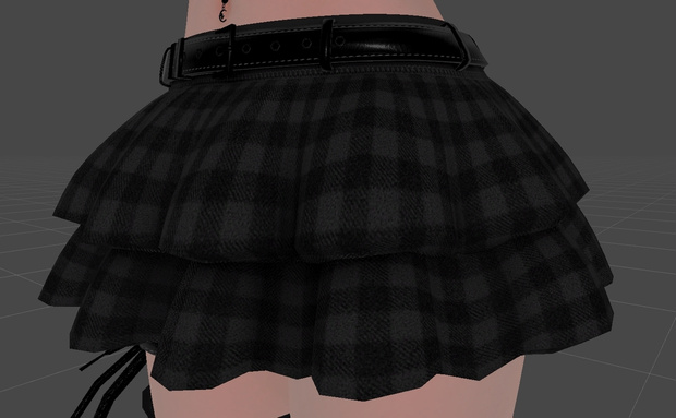 Skirt 3d Model (Commercial Use)