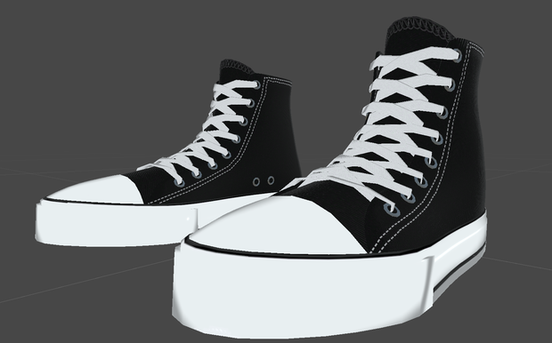 High Top Shoes (Commercial Use)