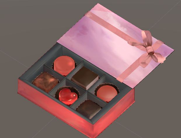 チョコレート3Dモデル　※NEOKET4につづいて無料配布中