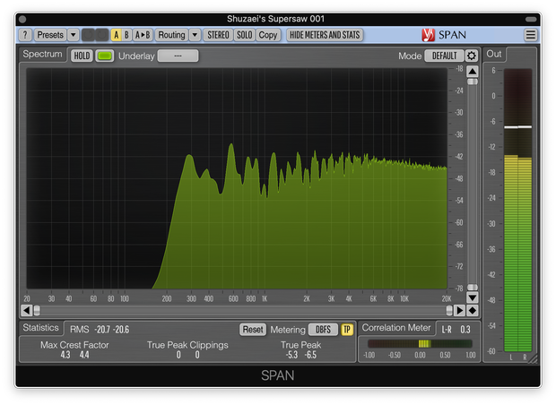 Vital Preset (Shuzaei's Supersaw 001)