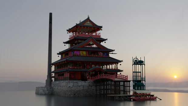 JAPANESE YUKAKU - 華の遊郭 - Traditional Red-Light District