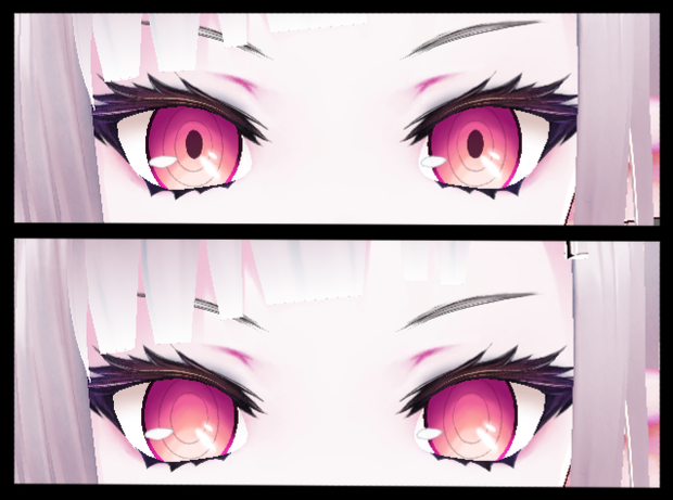 VRoid Eye Texture - Anime Demon Eyes (With or Without Pupils) (14 Colors)