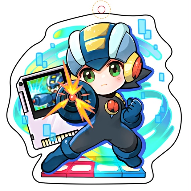 ロックマンエグゼアクリルキーホルダー(ロックマン)