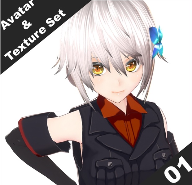 銀色ちゃん 3dモデル Vroid Tonkachi Shop Booth