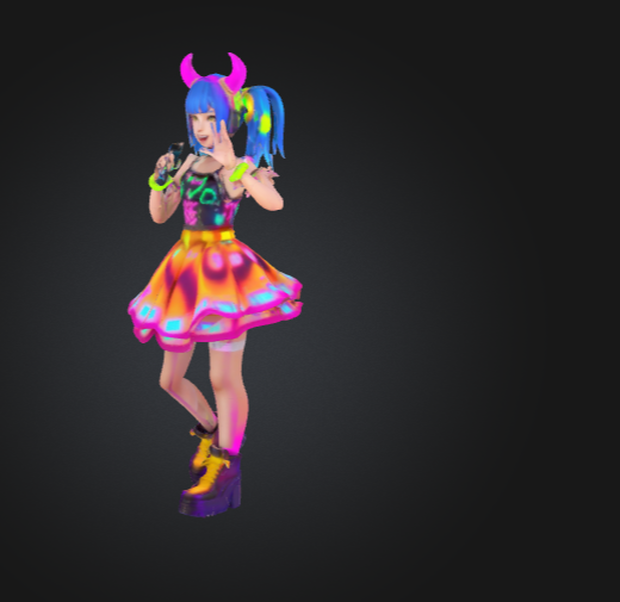 アーケードキツネ – 3Dキャラクター 3Dモデル VRChat 3D Characters