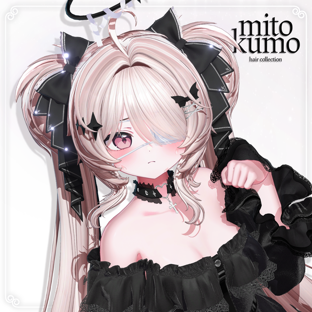 🖤【VRC Hair】 ◈Doll Twintail◈