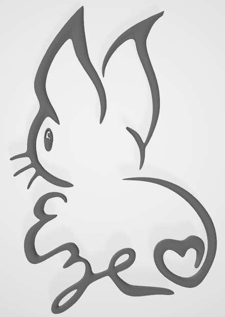 Ezelybored Logo Charm
