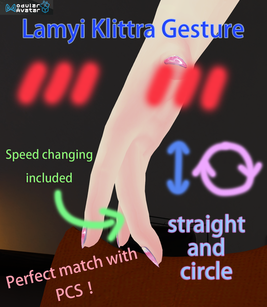 【MA対応】Klittra Gesture with speed changing gimmicks