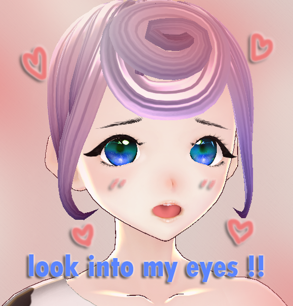 [Vroid_cute iris ] 瞳テクスチャセット 