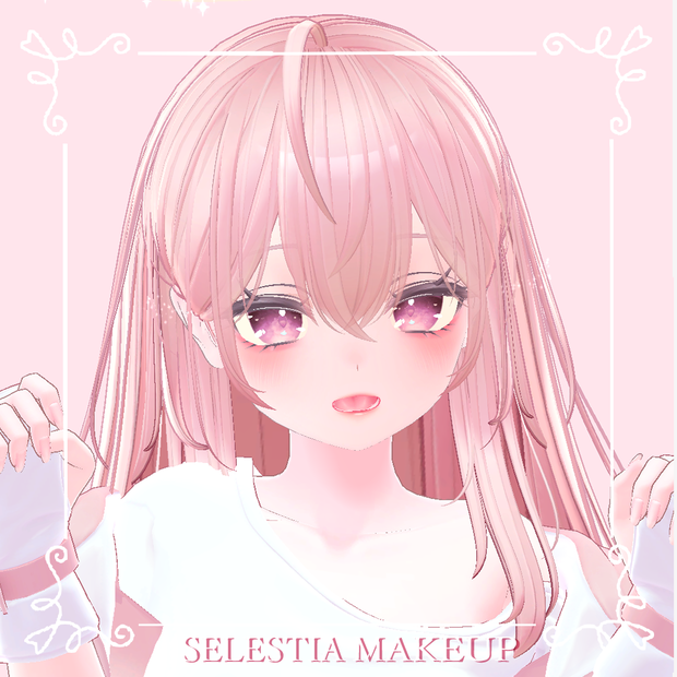 【セレスティアSelestia】🤍シンプルメイク＆瞳🤍【テクスチャ】