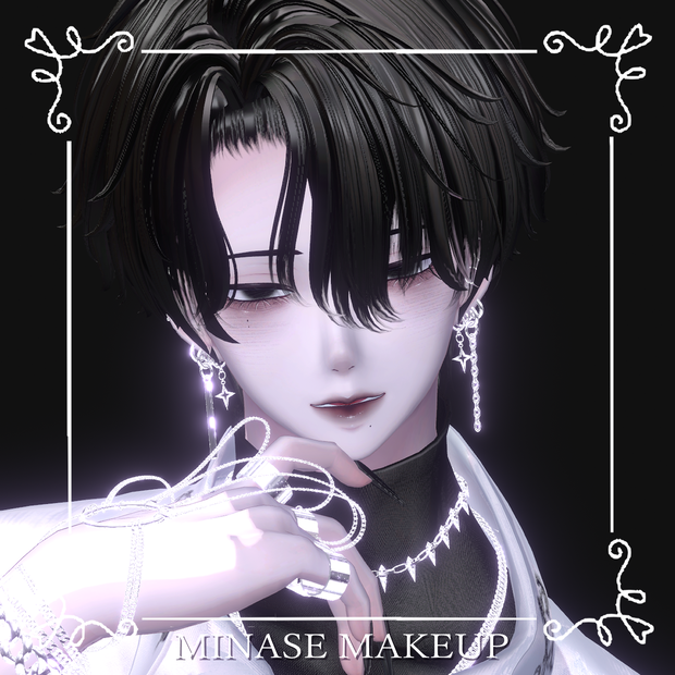 【水瀬Minase】🖤病みメイク＆瞳🖤【テクスチャ】