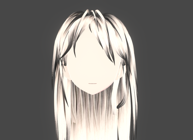 [VRoid] Gothic long hairstyle preset