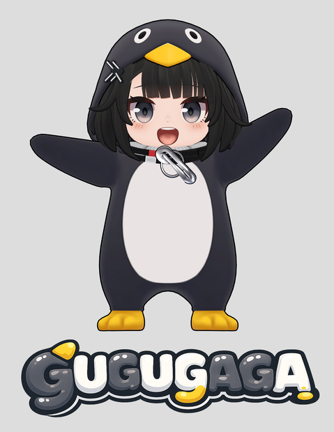 |3Dモデル|3D Model| GUGUGAGA / 咕呱嘎嘎 /  ぐぐがが