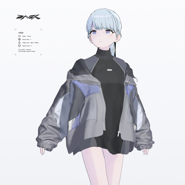 「celyr」３D衣装モデル（lapwing、Marycia対応）