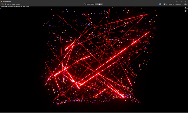 Blender Curve: Plexusエフェクト2