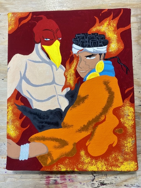 ジョジョの奇妙な冒険 モハメド アヴドゥル イラスト ミネラーレ Booth