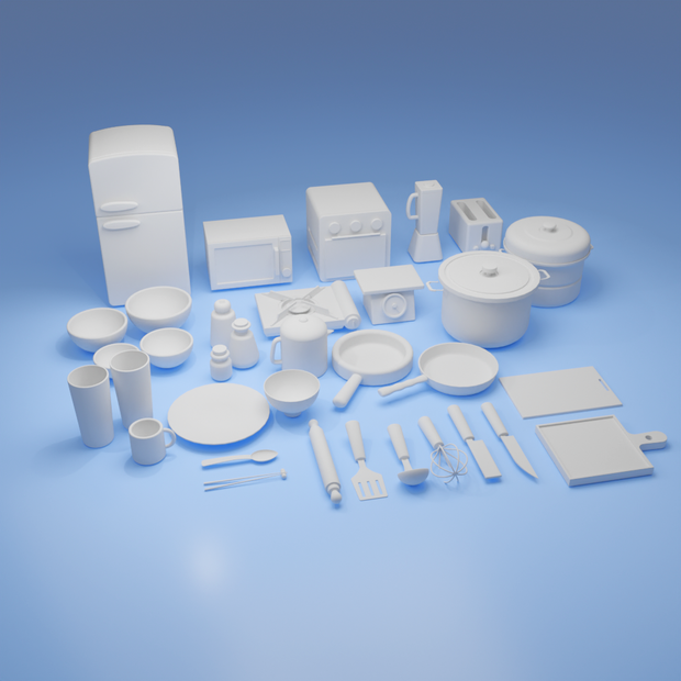 【無料版】調理器具アセット