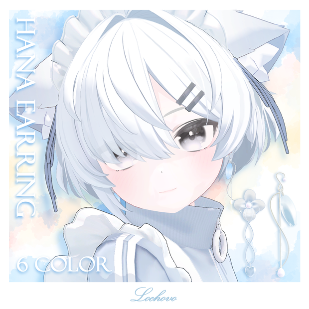 【8対応】hana earring - Moe / Kikyo / Maya / Yuni / Meiyun / Lime / Manuka / Mafuyu