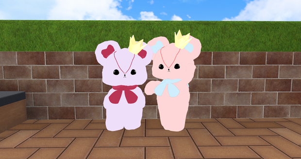 オリジナルVRMアバター「メゾクマ」と「メノクマ」