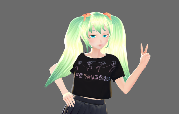 Vroid BTS Crop-Top (VroidBTSクロップトップ)