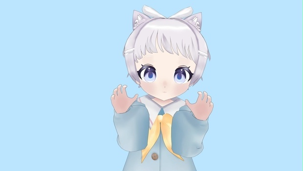 3D Schooler Kitty/ 幼稚園 (BLEND)