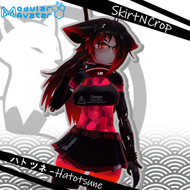 SkirtNCrop | スカートとクロップ 【LVMP01 Routa】【VRC】