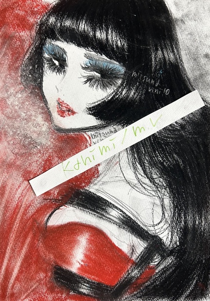 No.61（ペン画・ドローイング・手描きイラスト・絵画・人物画