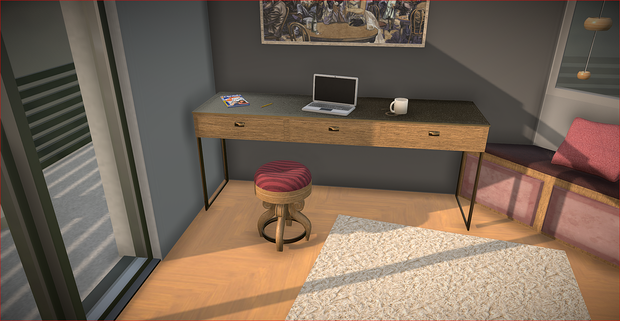 Appartement  3D Model vrchat アパート 3Dモデル vrchat