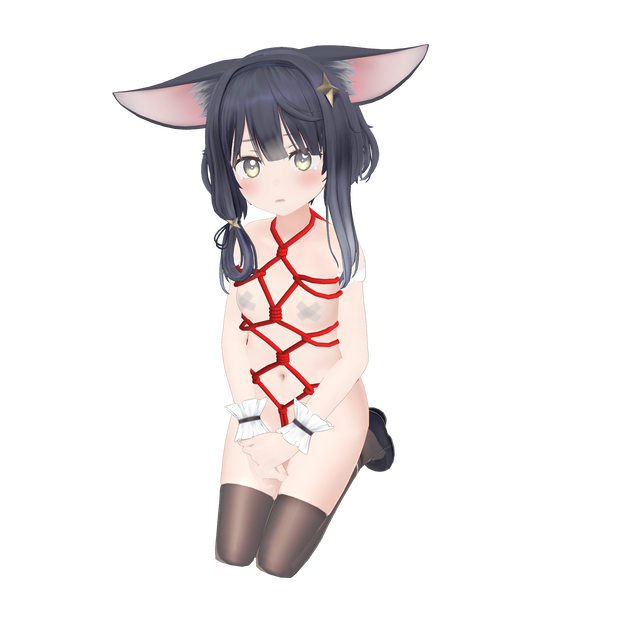VRchat想定9種モデル対応「亀甲縛り」