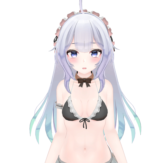 VRchat想定7種モデル「メイドビキニ」