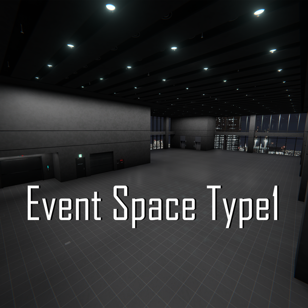 VRChat向け展示会場 Event Space Type1