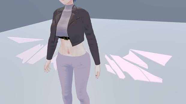 （無料）羽根とヘイロー Model.Spuria