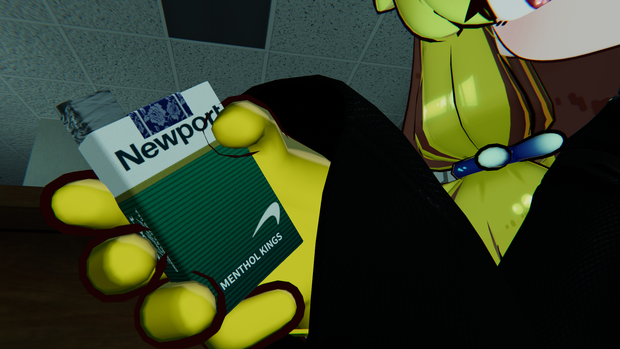 【無料】NewportMenthol【たばこギミック用テクスチャ】【VRChat】