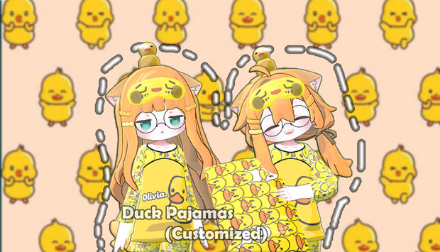 VRC Sleepy Duck Mame Pajamas