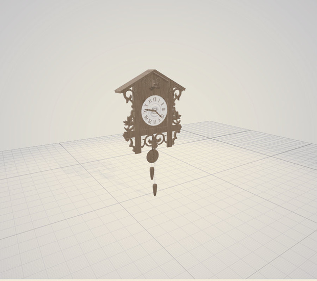 3d   時計
