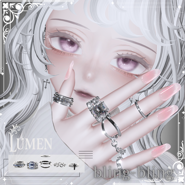 bling-bling Ring set (13アバターセット)【MA対応】