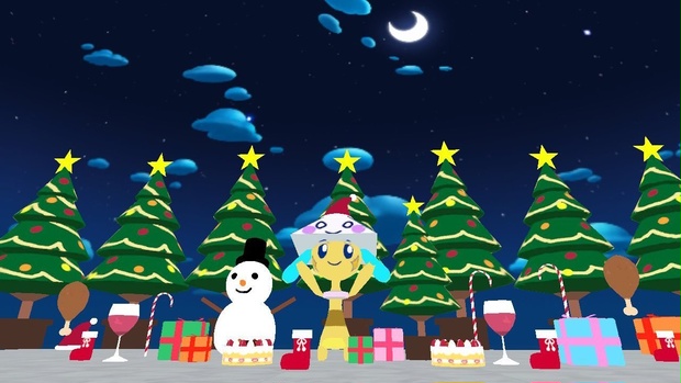 【3Dモデル】クリスマスアイテムセット