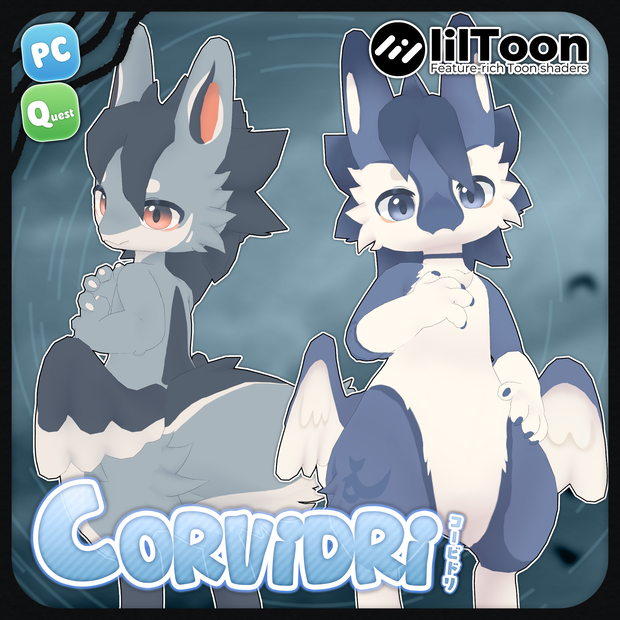 オリジナル3Dモデル【Corvidri】