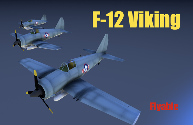 F-12-viking レシプロ艦上戦闘機