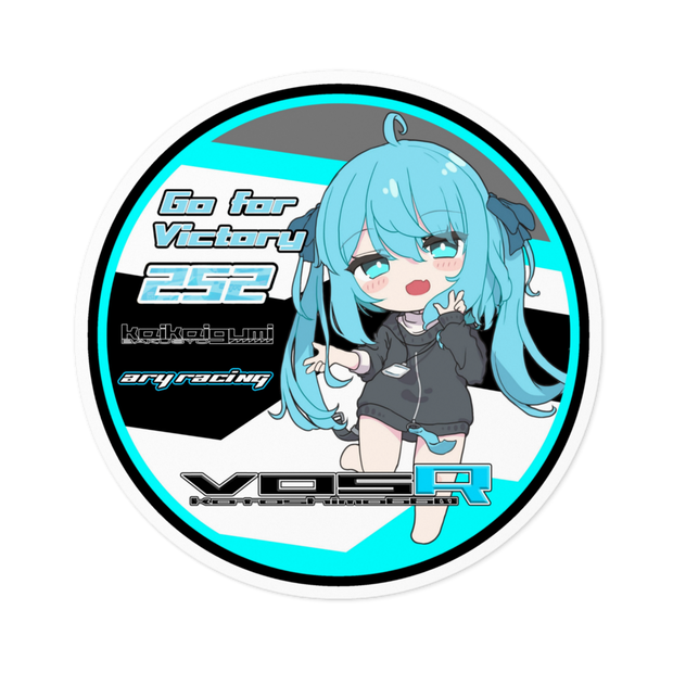 VOSR KAIKAIちゃん応援ステッカー