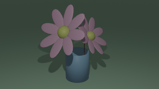 可愛いピンクのお花