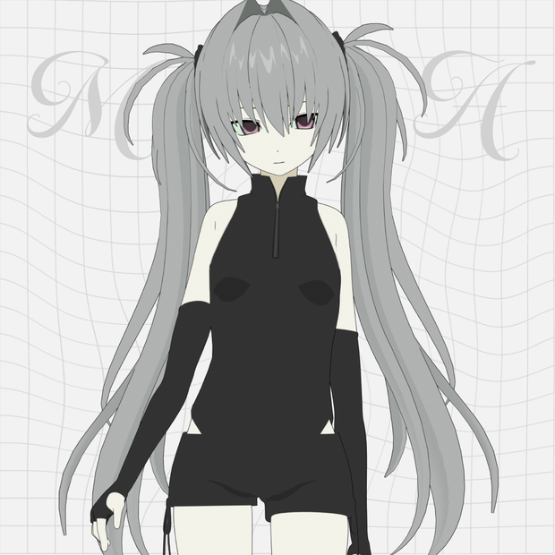 【無料/Free】Mira【オリジナル3Dモデル】
